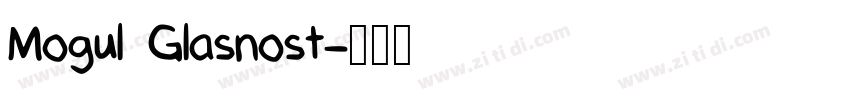 Mogul Glasnost字体转换